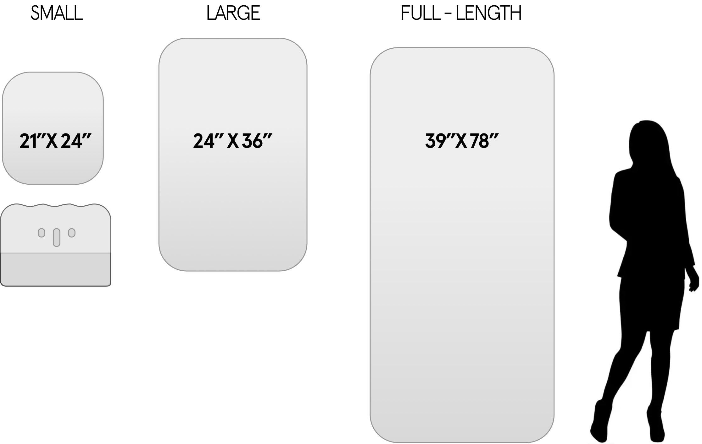 SERA 2 tone Mirror In New Condition For Sale In Brooklyn, NY