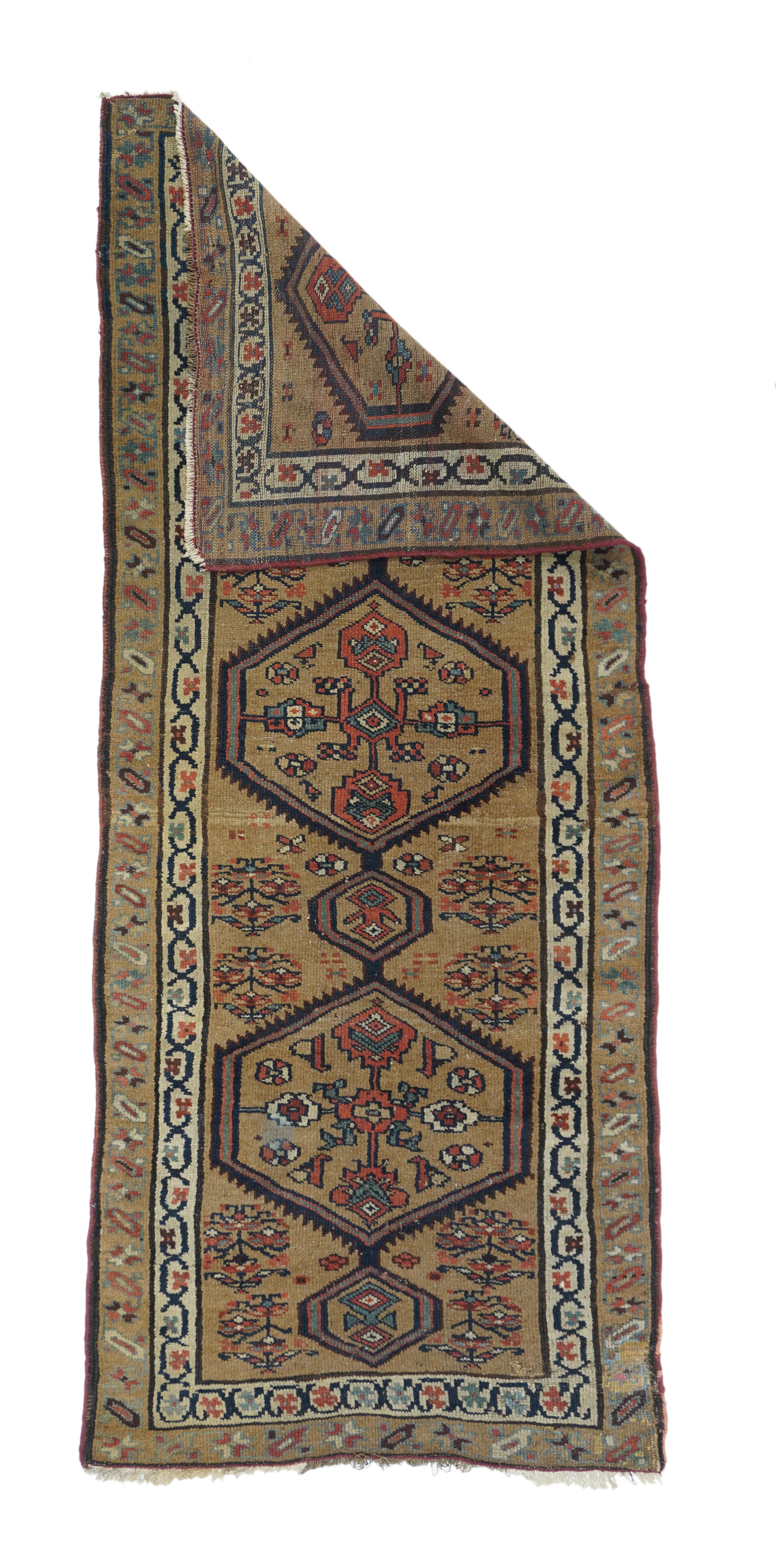 Late 19th Century Antique Bakhshayesh Rug 3'6'' x 8'5'' For Sale