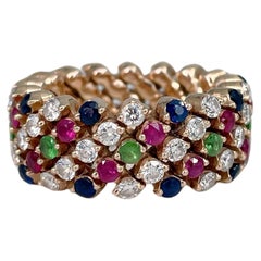 Serafino Consoli Brevetto 18 Karat Gold Diamant-Eternity-Ring, Serafino
