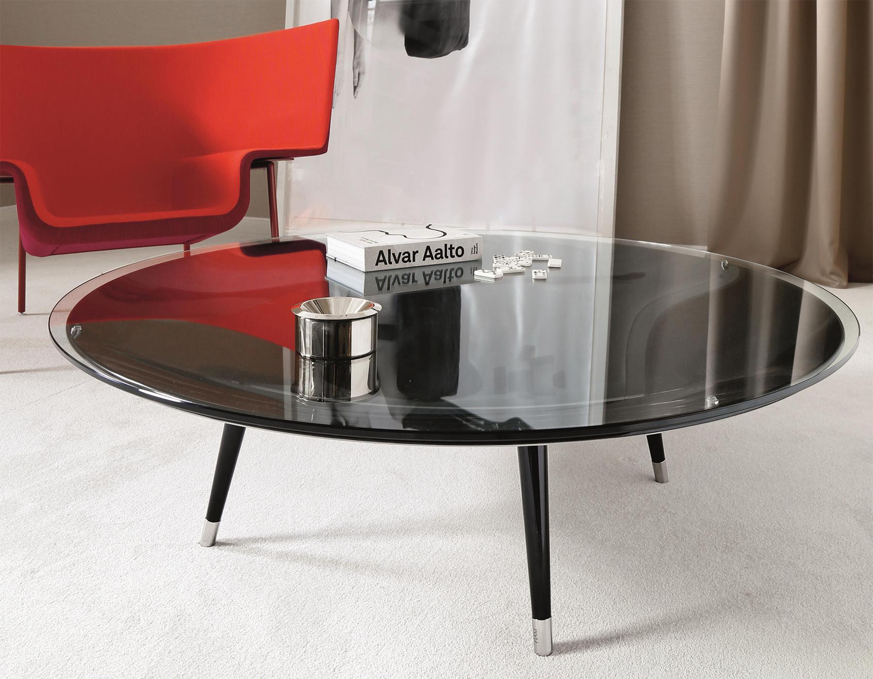 Silver Serail Smocked Coffee Table