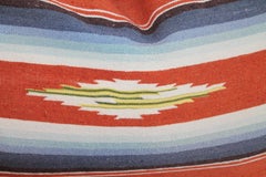 Serape Pillows in Burnt Orange, Collection of Three