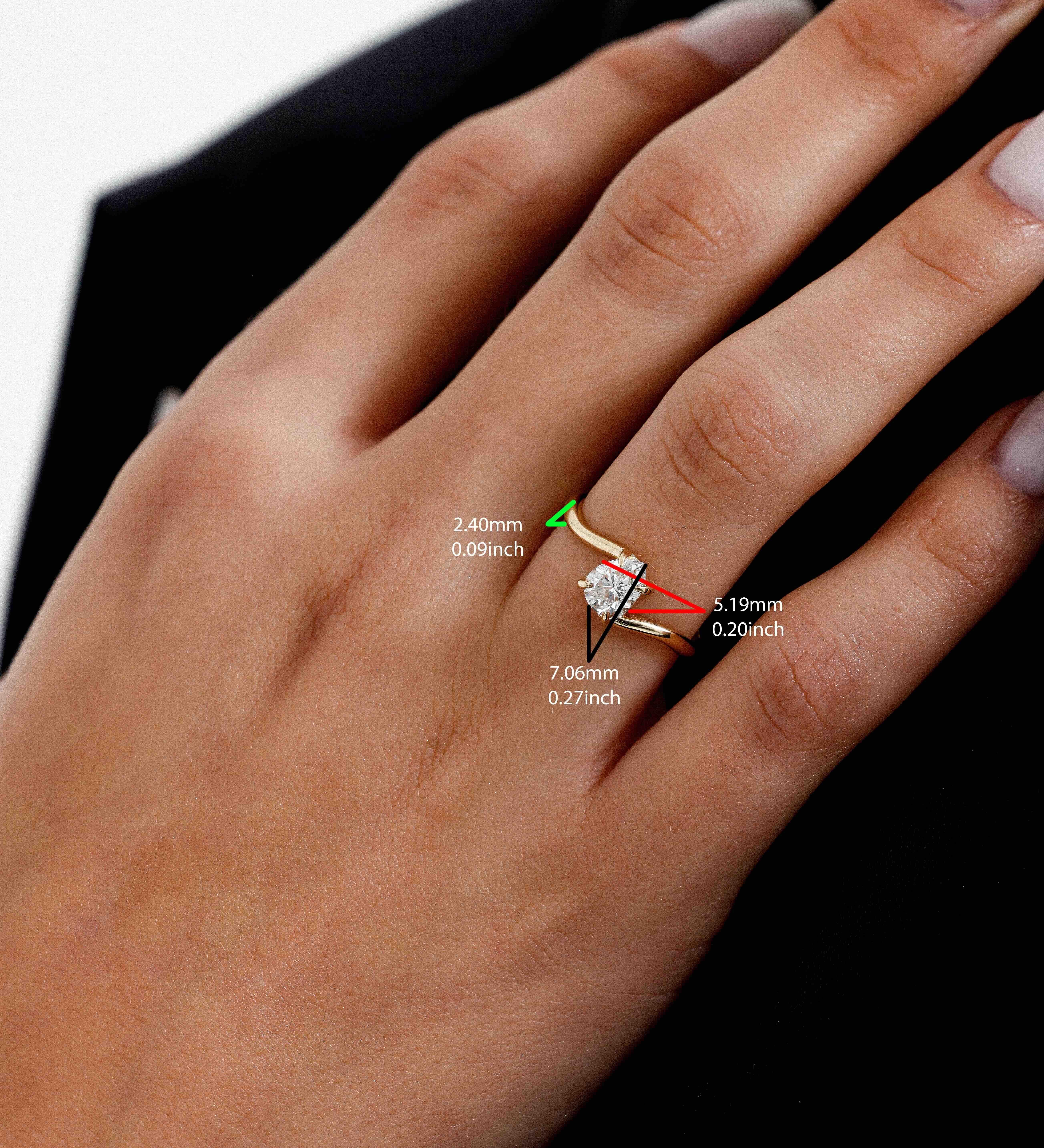 For Sale:  Seraphina Pear Diamond Engagement Ring 5