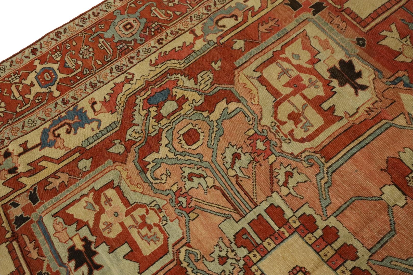 Tapis ancien Serapi - 9'2