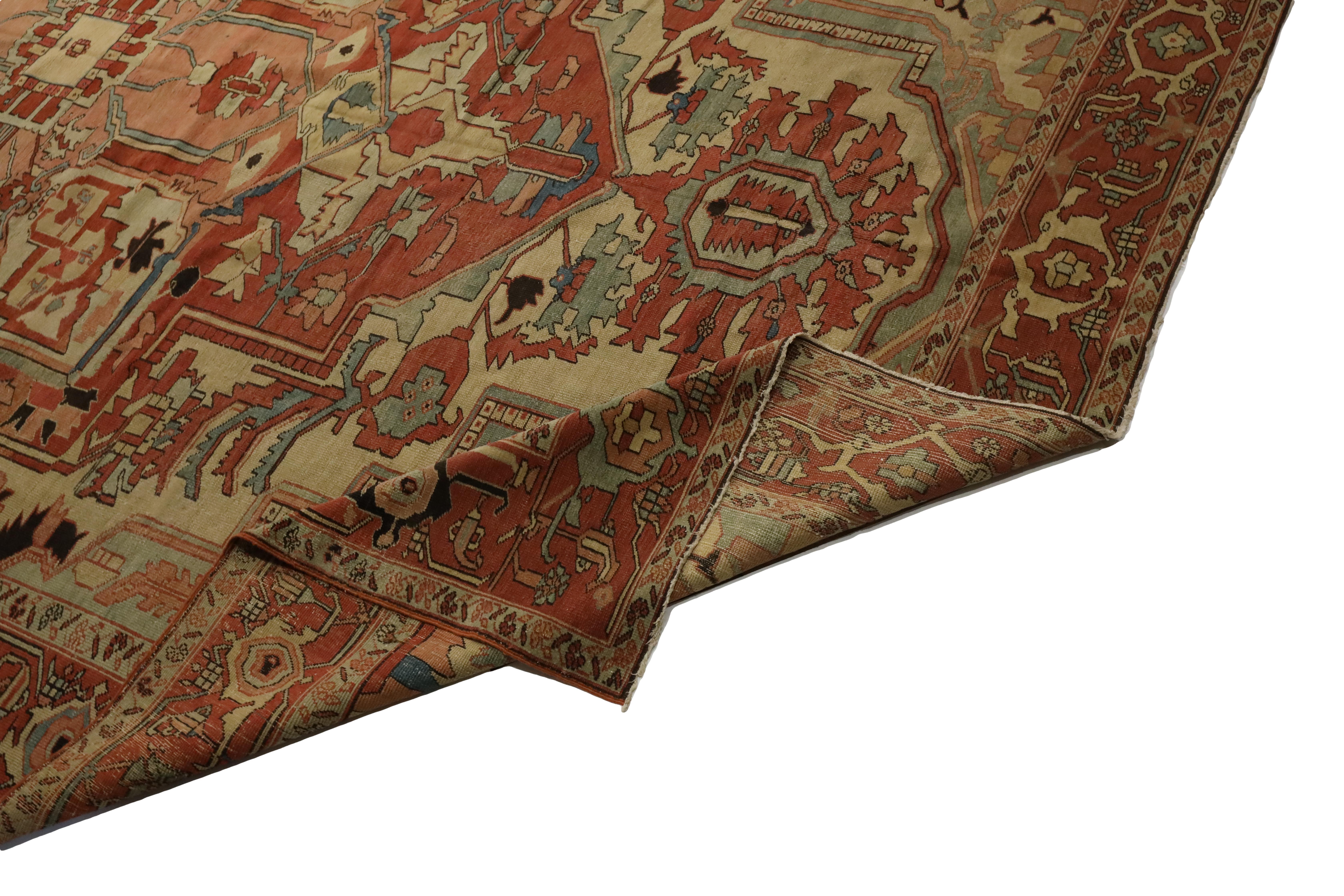Tapis ancien Serapi - 9'2