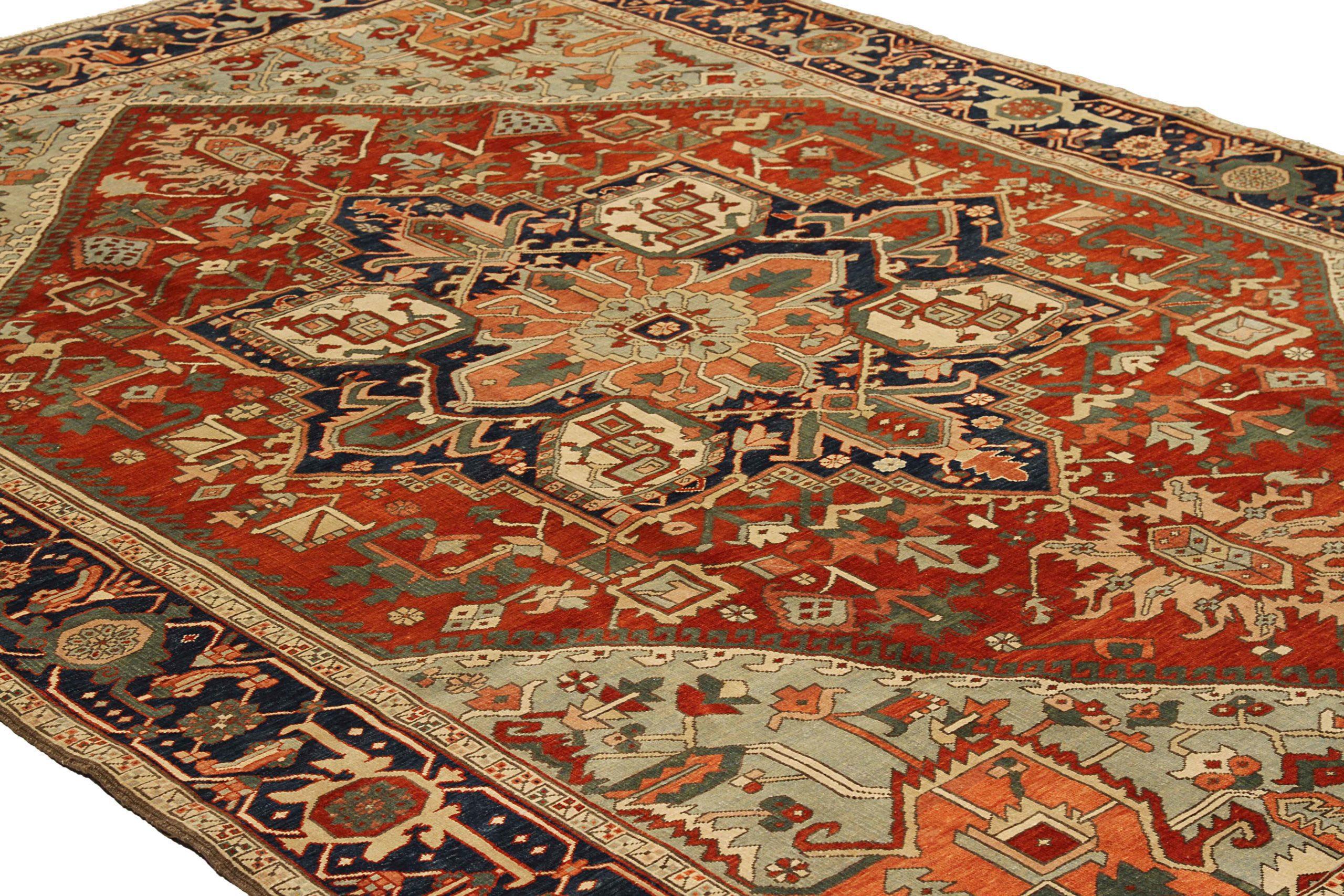 Serapi-Teppiche Circa 1990 - 13887 im Zustand „Hervorragend“ im Angebot in Dallas, TX