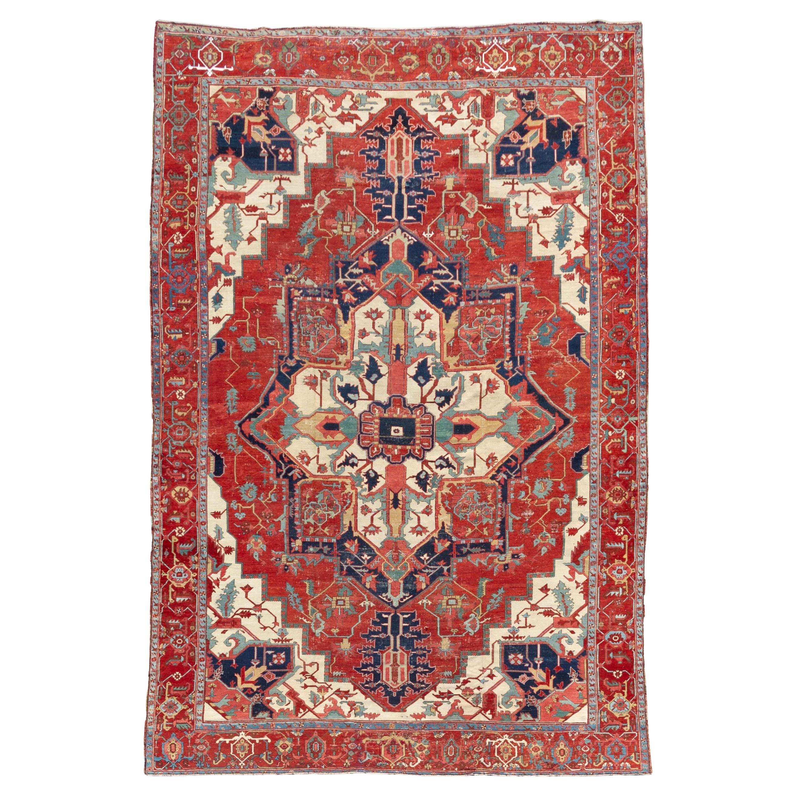 Tapis Serapi, 19e siècle (4e Q) en vente
