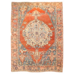 Antique Serapi Carpet