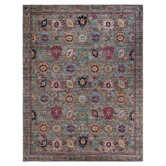 Serapi, One-of-a-kind hand knotted Runner Rug, Beige