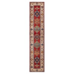 Serapi, One-of-a-Kind Hand-Knotted Runner Rug, Blue