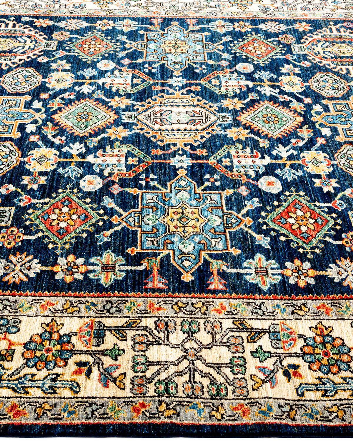 Pakistani Serapi, One-of-a-kind Hand Knotted Runner Rug For Sale