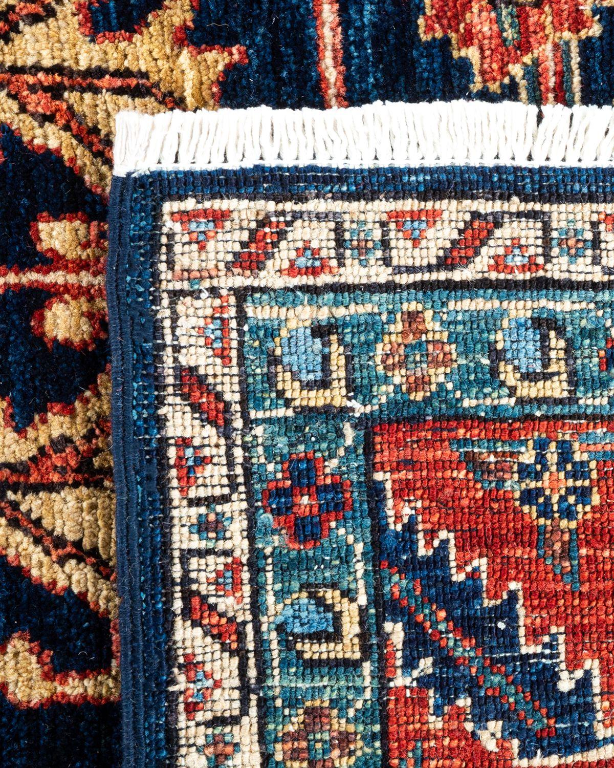 Serapi, One-of-a-kind Hand Knotted Runner Rug, Blue In New Condition For Sale In Norwalk, CT