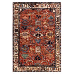Serapi, One-of-a-kind Hand-Knotted Runner Rug, Gray