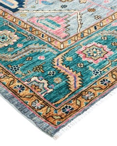 Serapi, One-of-a-Kind Hand-Knotted Runner Rug, Grey