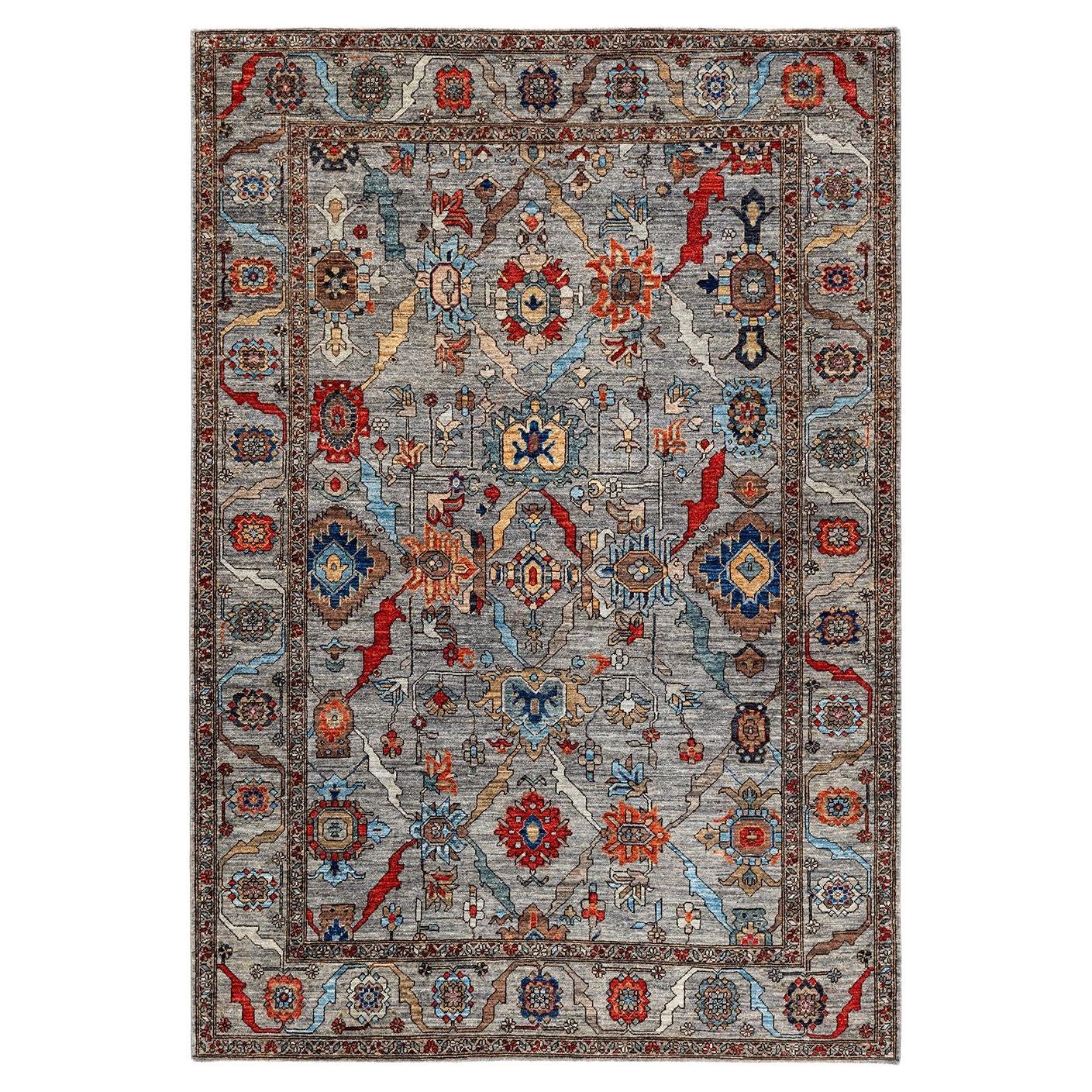 Serapi, One-of-a-kind Hand Knotted Runner Rug