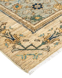 Serapi, One-of-a-kind hand knotted Runner Rug, Gray