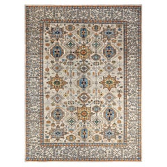 Serapi, One-of-a-Kind Hand-Knotted Runner Rug  - Grey, 8' 10" x 11' 11"