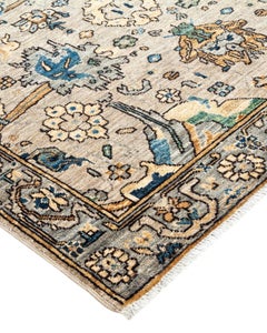 Serapi, One-of-a-Kind Hand-Knotted Runner Rug, Ivory