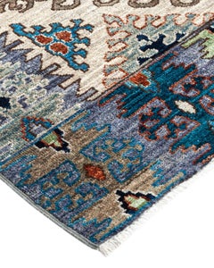 Serapi, One-of-a-Kind Hand-Knotted Runner Rug, Ivory