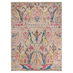 Serapi, One-of-a-kind Hand Knotted Runner Rug, Ivory