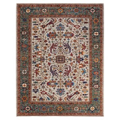 Serapi, One-of-a-kind Hand-Knotted Runner Rug, Ivory