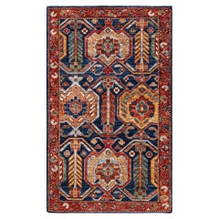 Serapi, One-of-a-kind Hand Knotted Runner Rug, Orange