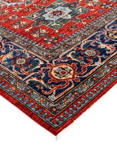 Serapi, One-of-a-Kind Hand Knotted Runner Rug, Orange