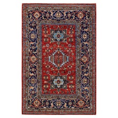 Serapi, One-of-a-Kind Hand Knotted Runner Rug, Orange