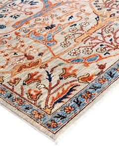 Serapi One-of-a-Kind Wool Beige Area Rug 7' 11" x 9' 11"