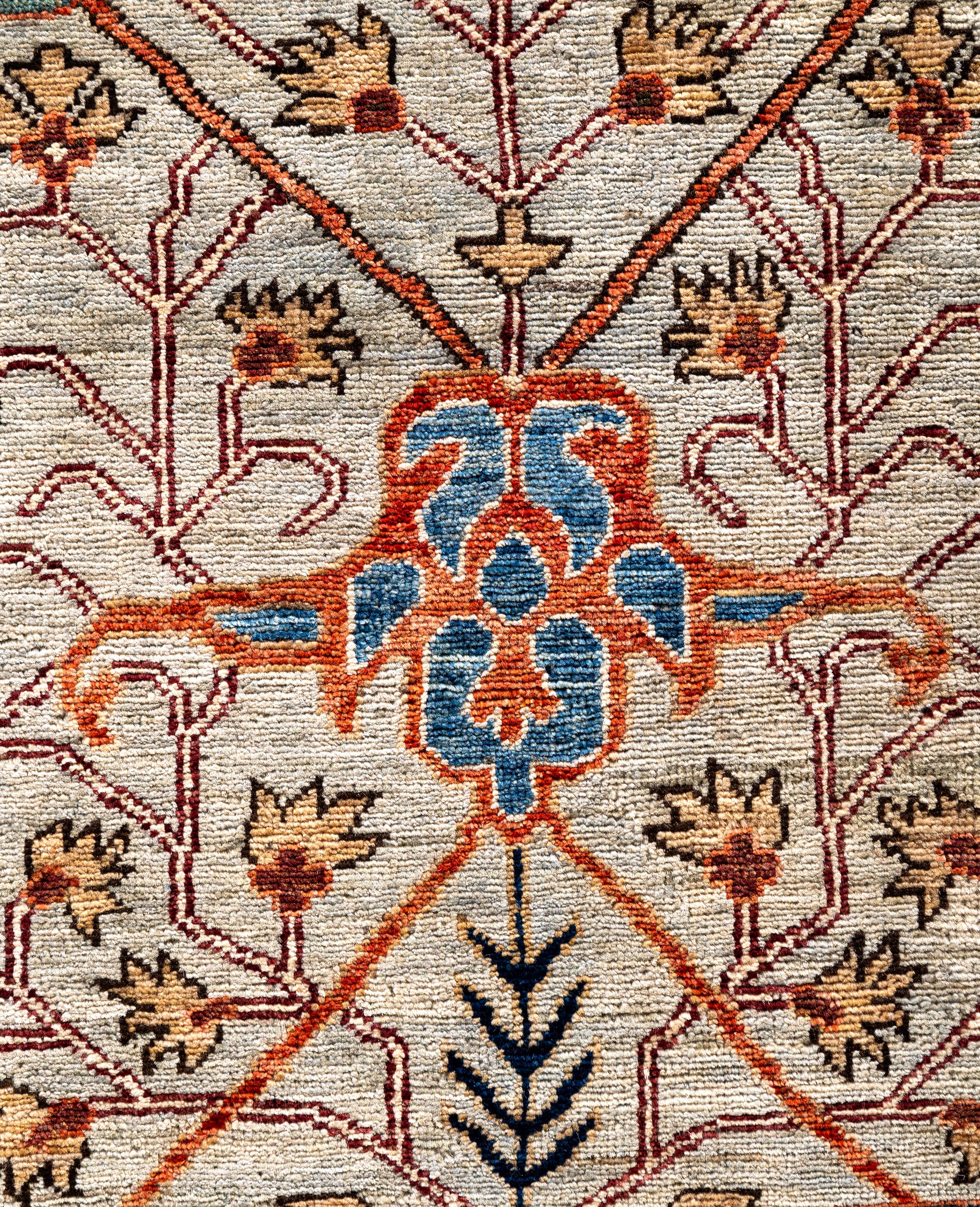 Serapi One-of-a-Kind Wolle Beige Bereich Teppich 7' 11