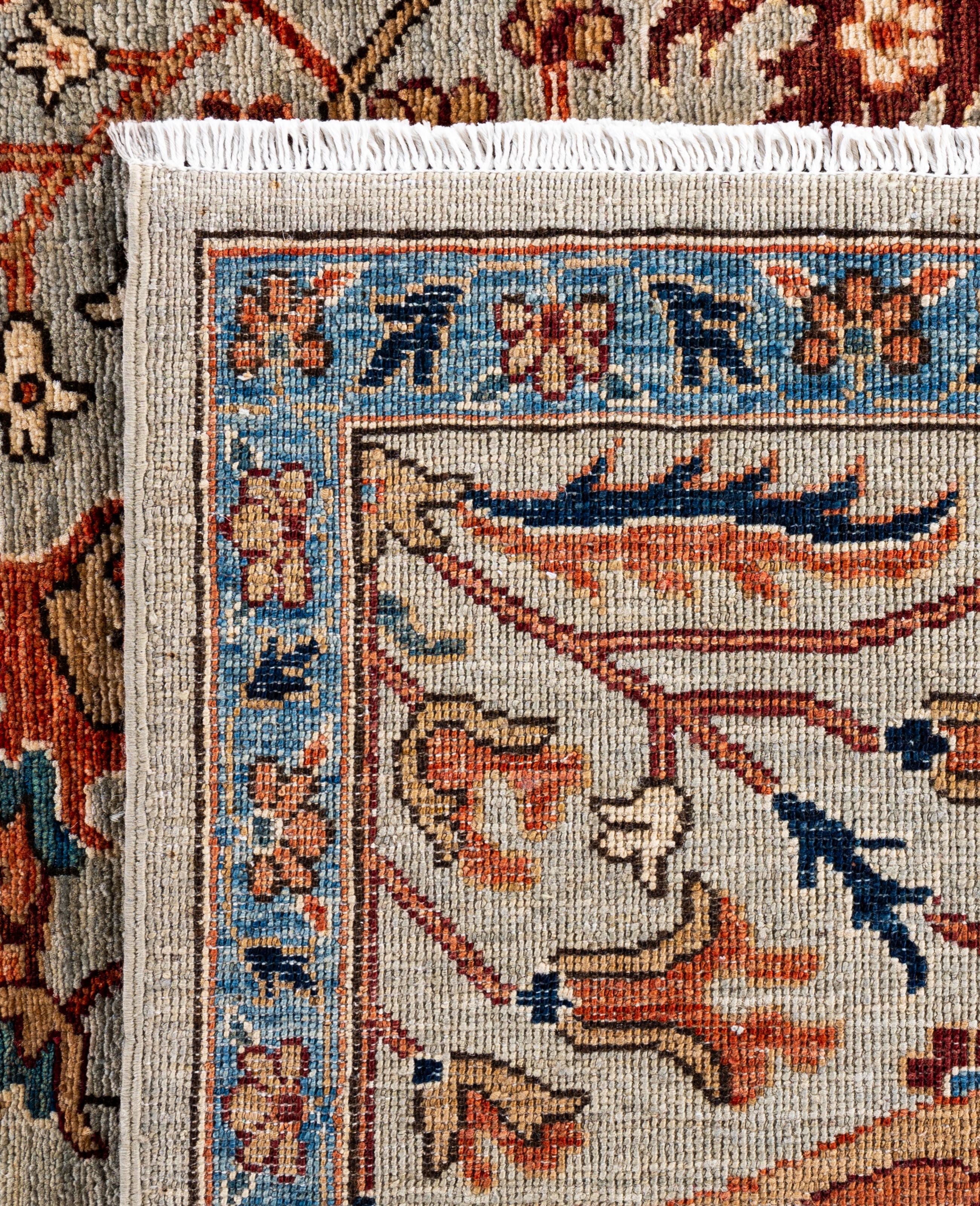 Serapi One-of-a-Kind Wolle Beige Bereich Teppich 7' 11