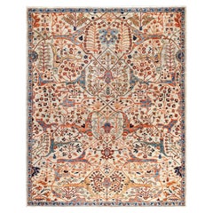 Alfombra de lana única Serapi Beige 7' 11" x 9' 11"