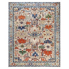 Alfombra de lana única Serapi Beige 7' 11" x 9' 9"