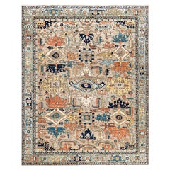 Alfombra de lana única Serapi Beige 8' 0" x 9' 11"
