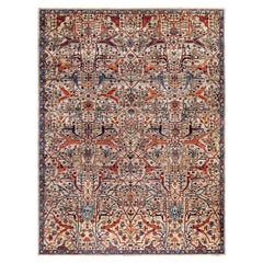 Alfombra de lana única Serapi Beige 8' 10" x 11' 10"