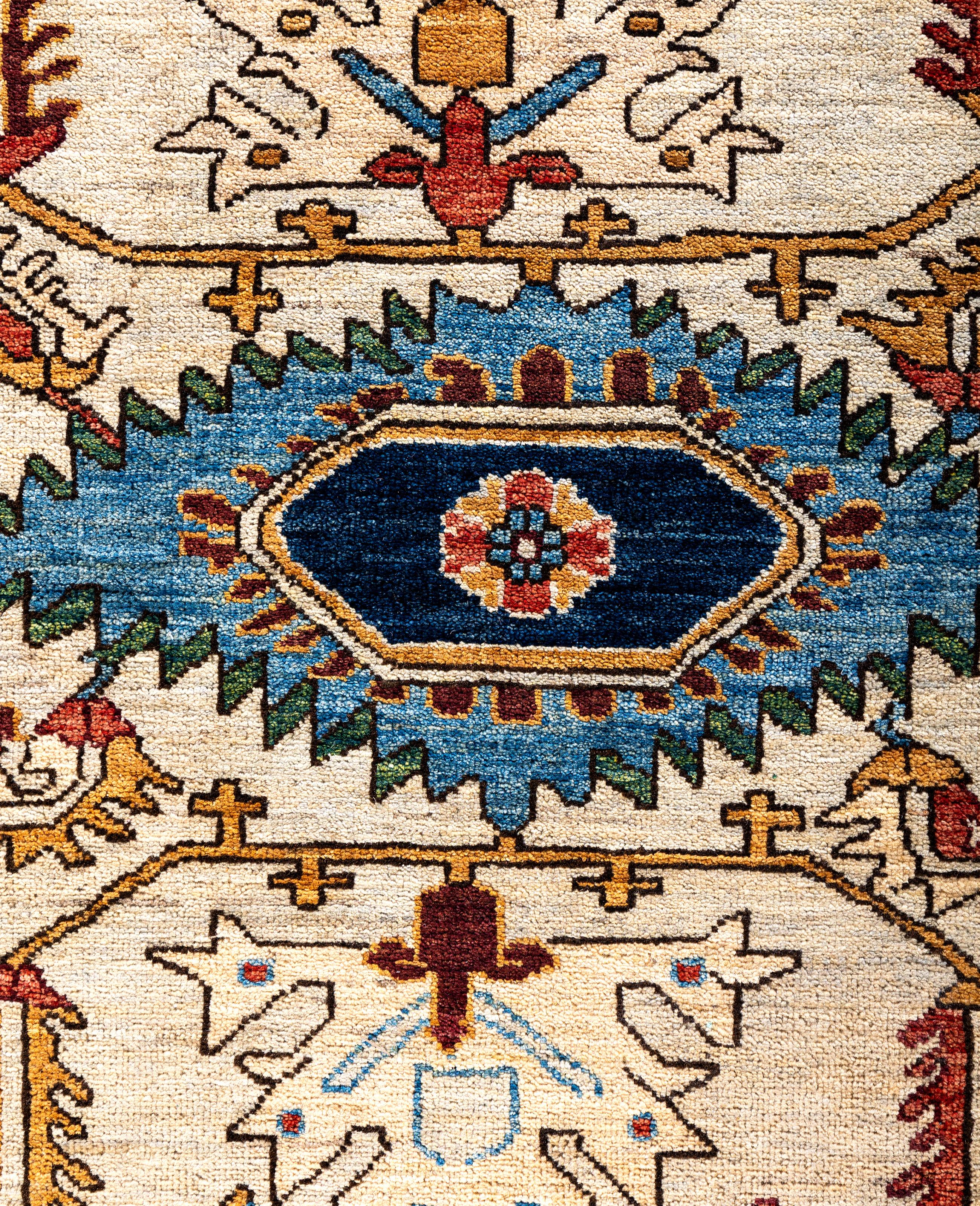 Serapi One-of-a-Kind Wolle Beige Bereich Teppich 8' 3