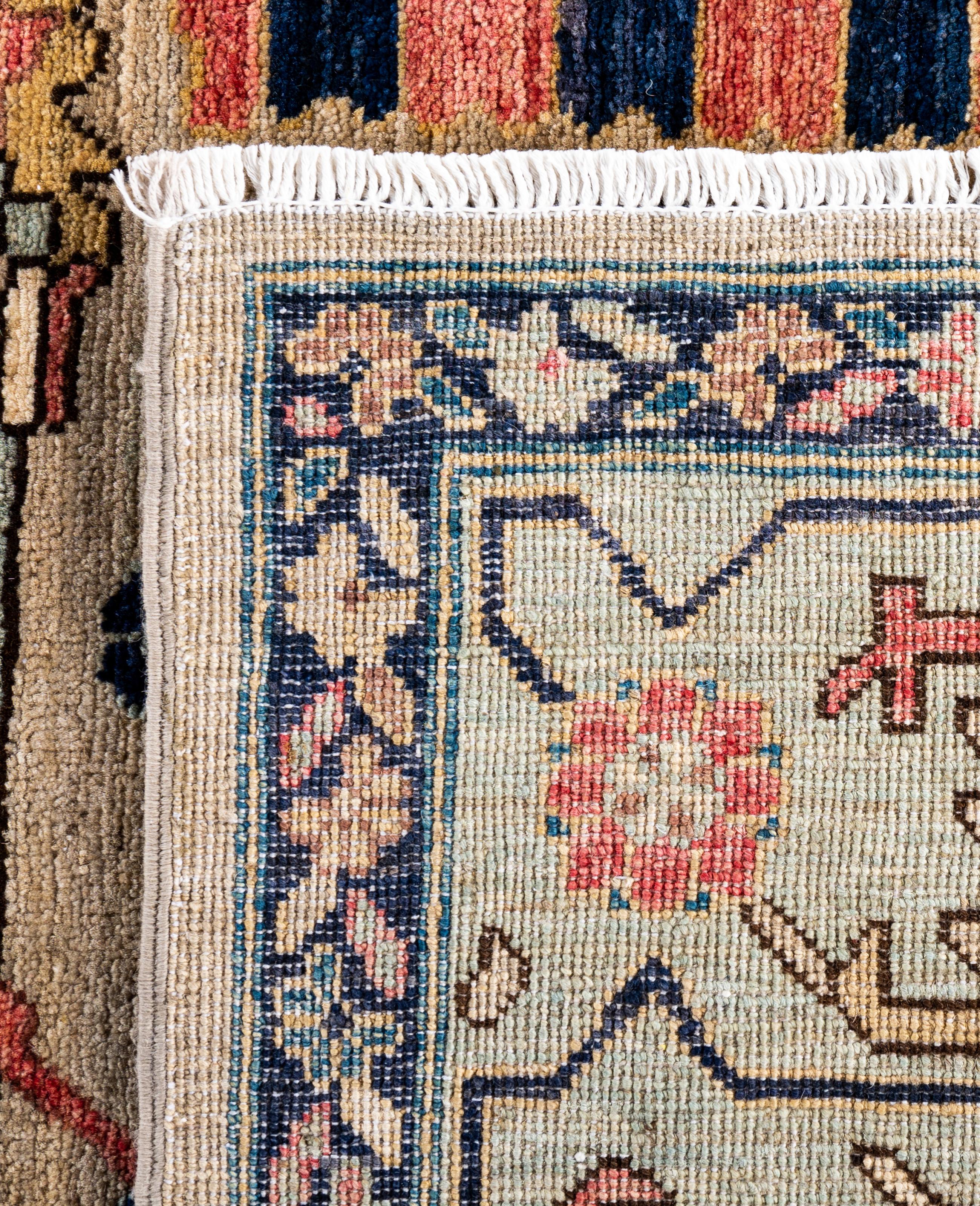 Serapi One-of-a-Kind Wolle Beige Bereich Teppich 9' 1
