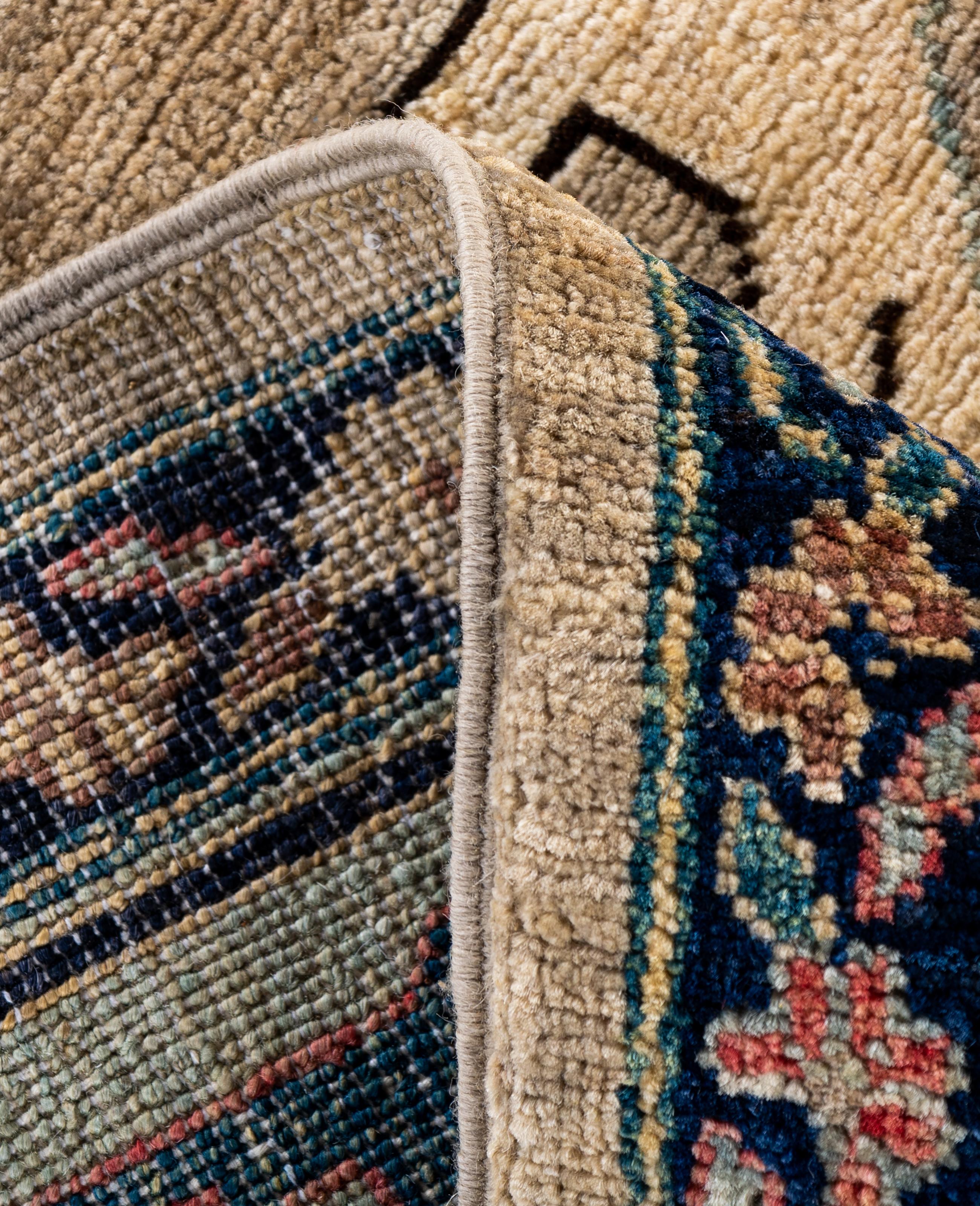 Serapi One-of-a-Kind Wolle Beige Bereich Teppich 9' 1