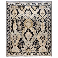 Serapi One-of-a-Kind Wool Black Area Rug 7' 11" x 9' 9"