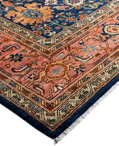 Serapi One-of-a-Kind Wool Blue Area Rug 10' 0" x 13' 10"