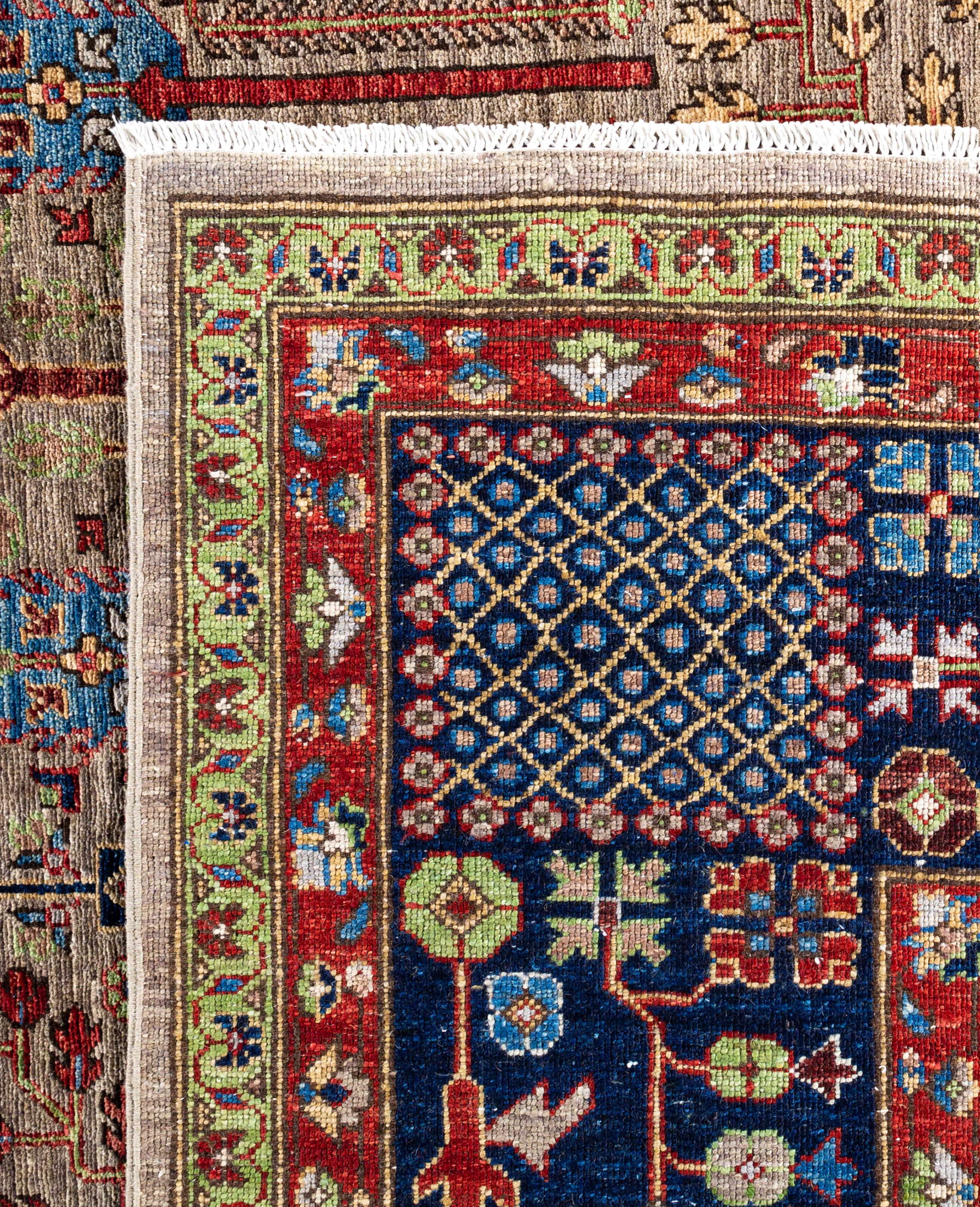 Serapi One-of-a-Kind Wool Brown Area Rug 10' 0