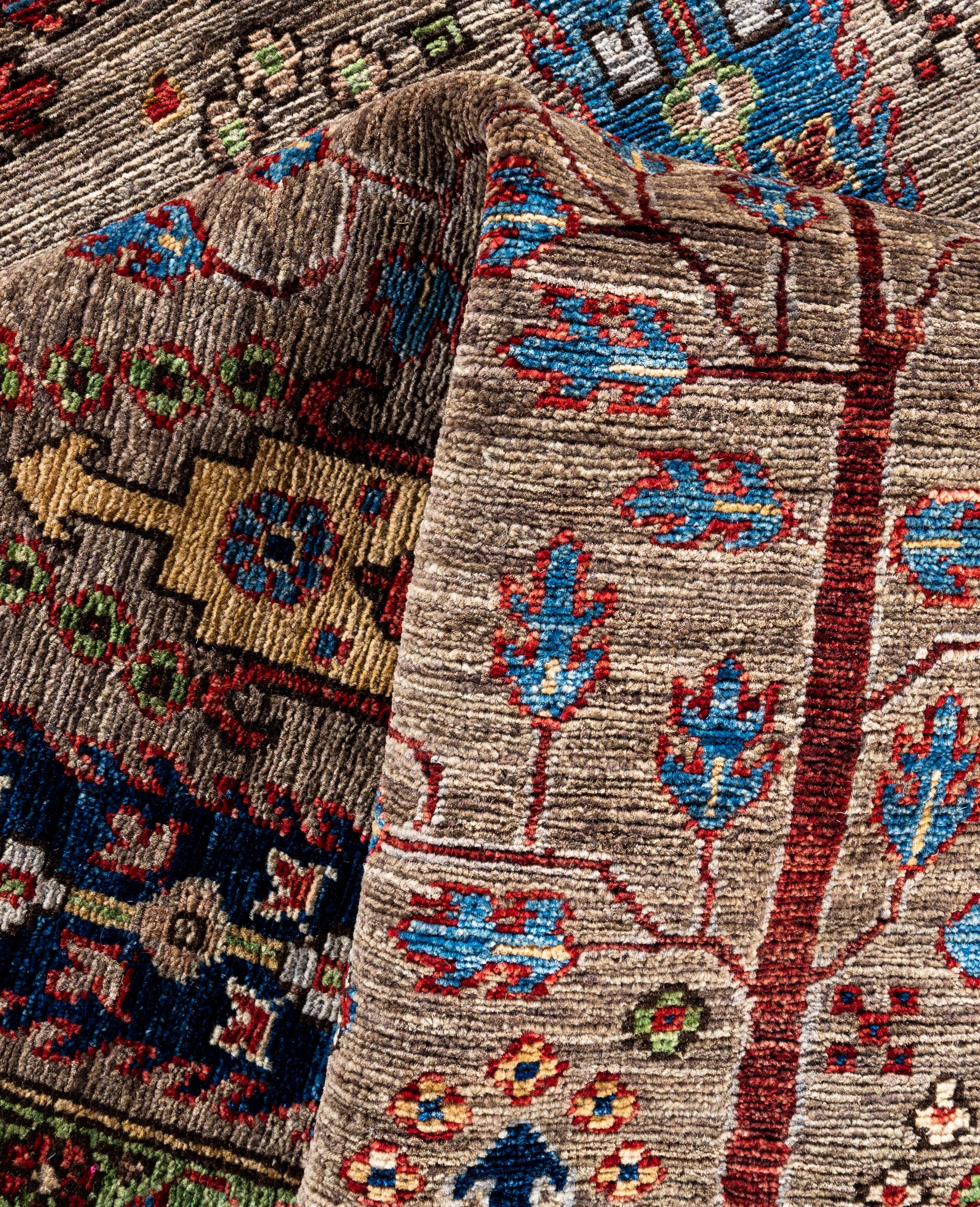 Serapi One-of-a-Kind Wool Brown Area Rug 10' 0