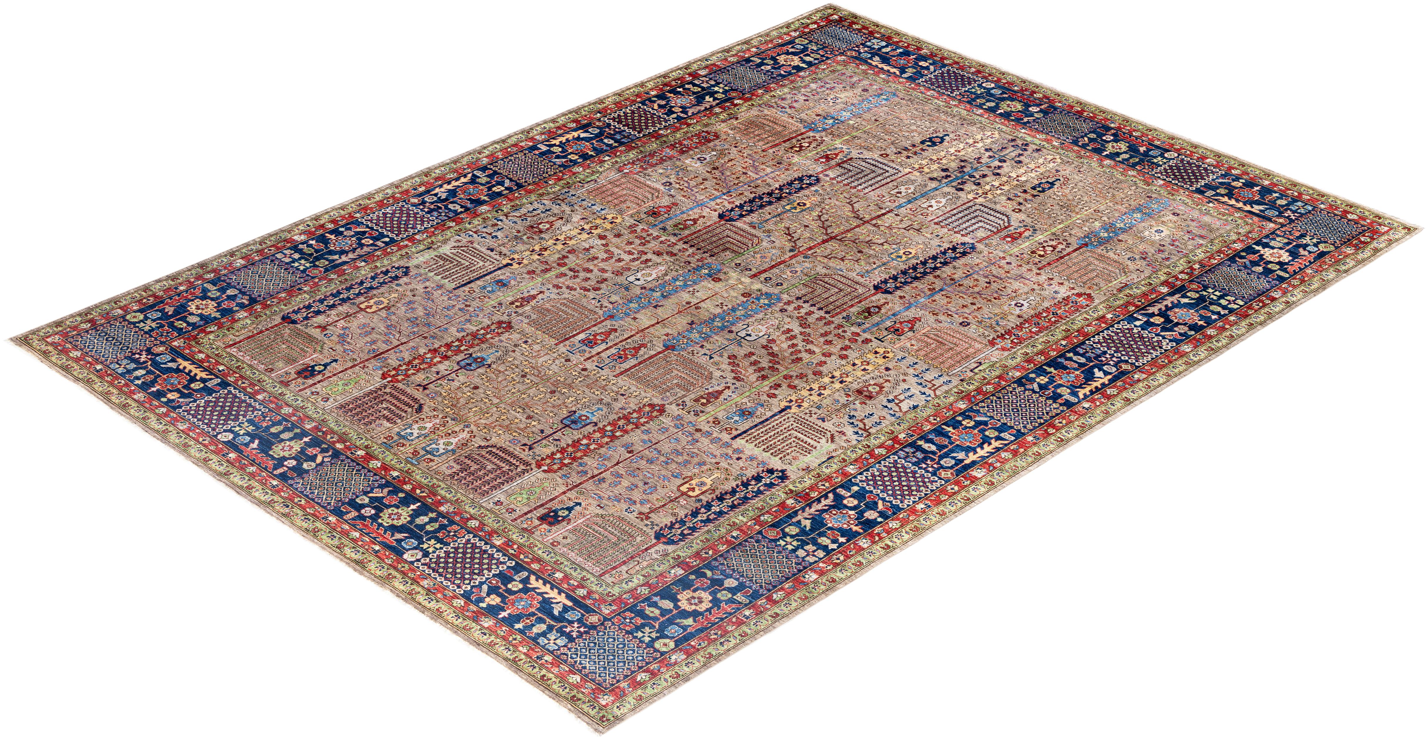 Serapi One-of-a-Kind Wool Brown Area Rug 10' 0