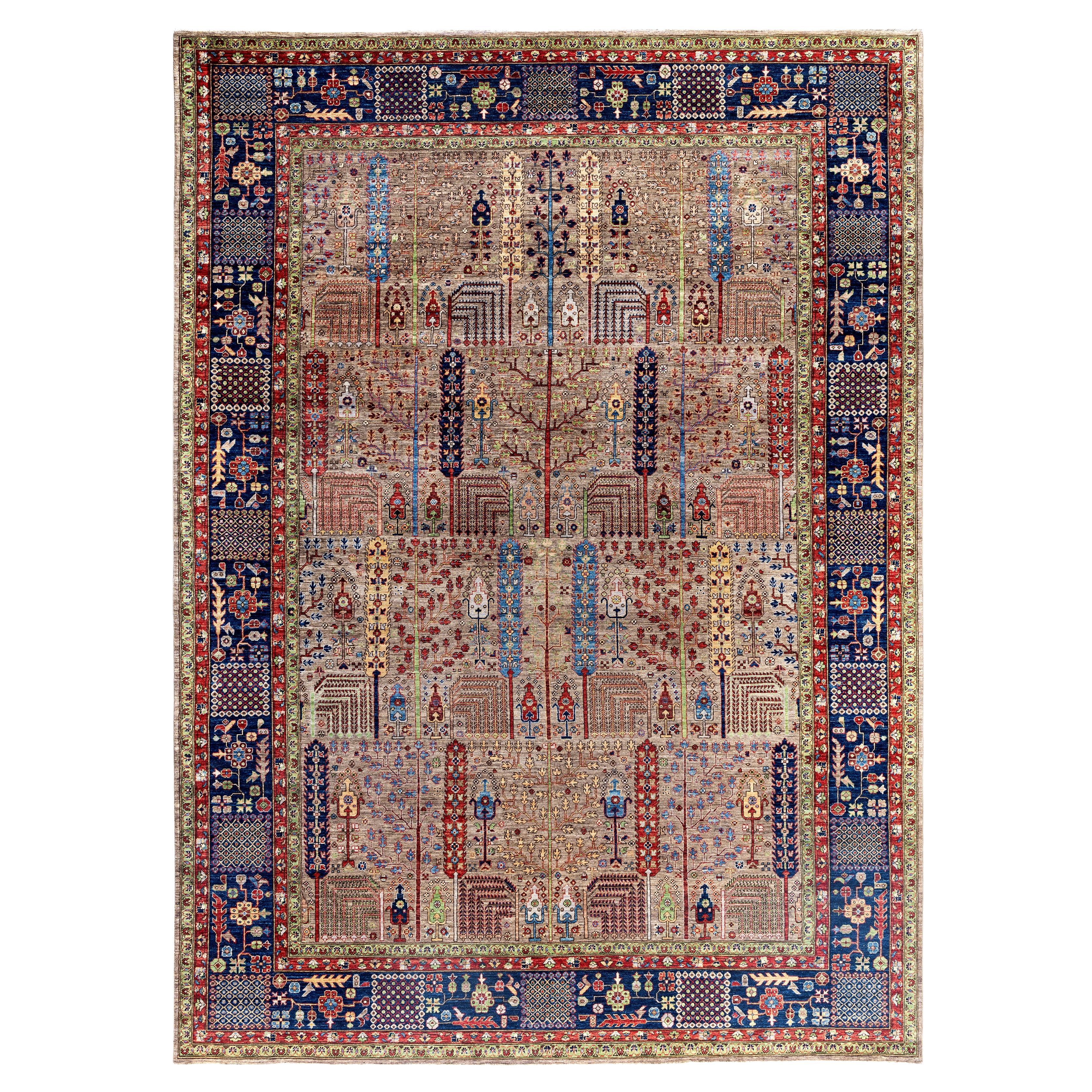 Serapi One-of-a-Kind Wool Brown Area Rug 10' 0" x 13' 9"