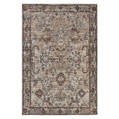 Serapi One-of-a-Kind Wool Brown Area Rug 4' 0" x 5' 11"