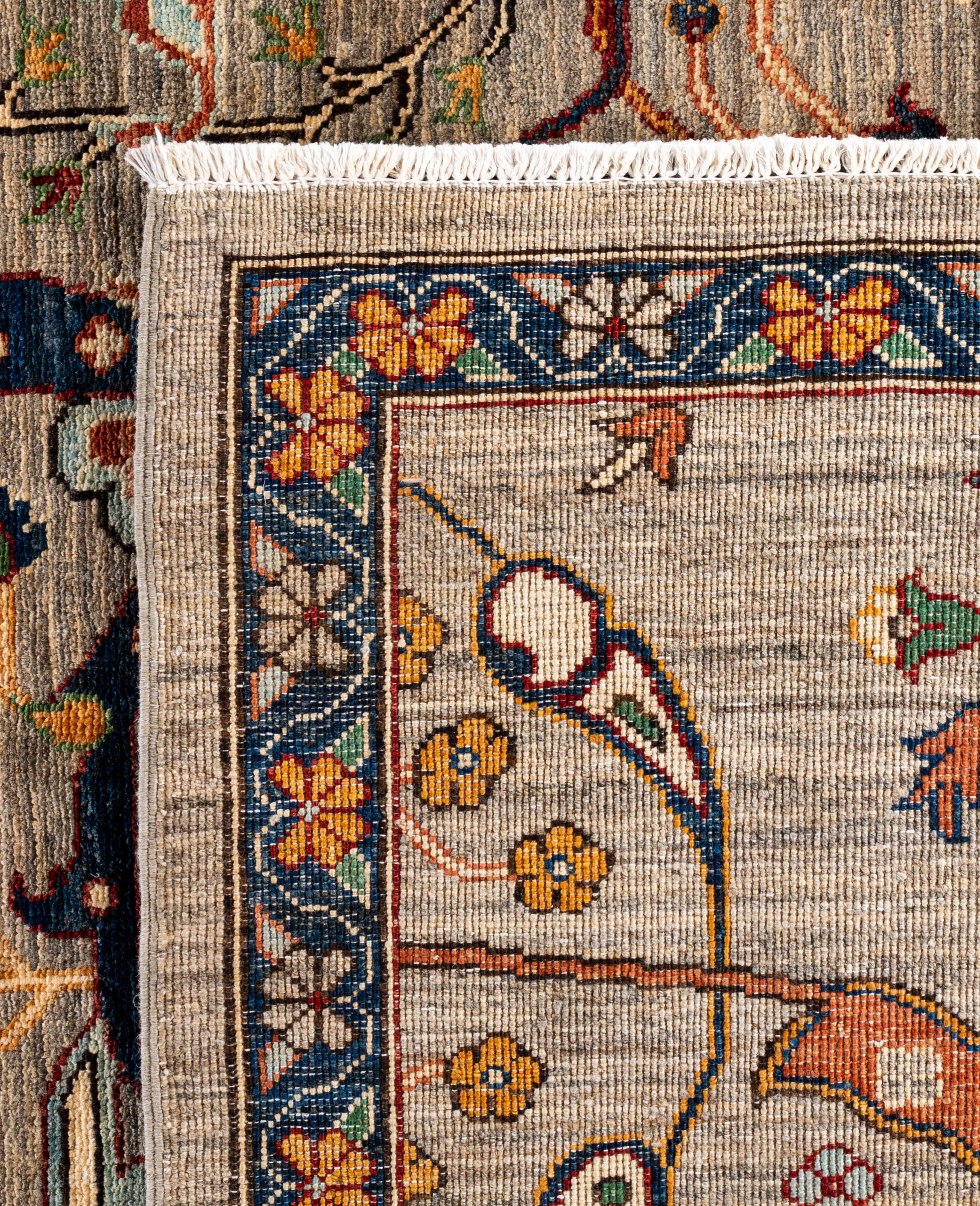 Serapi One-of-a-Kind Wool Brown Area Rug 8' 1