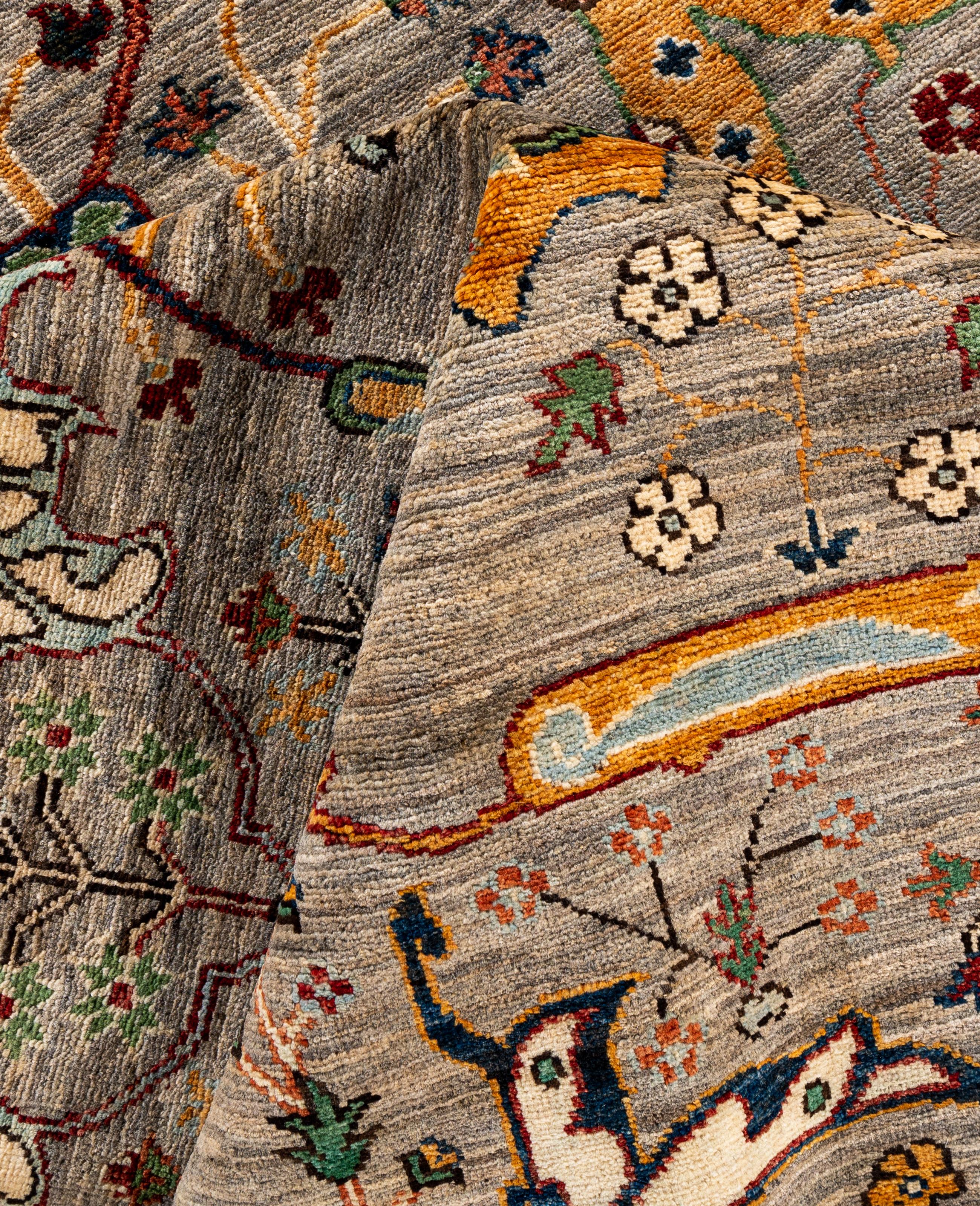 Serapi One-of-a-Kind Wool Brown Area Rug 8' 1
