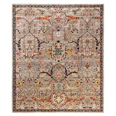Serapi One-of-a-Kind Wool Brown Area Rug 8' 3" x 9' 10"