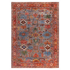 Serapi One-of-a-Kind Wool Gray Area Rug 10' 0" x 13' 10"