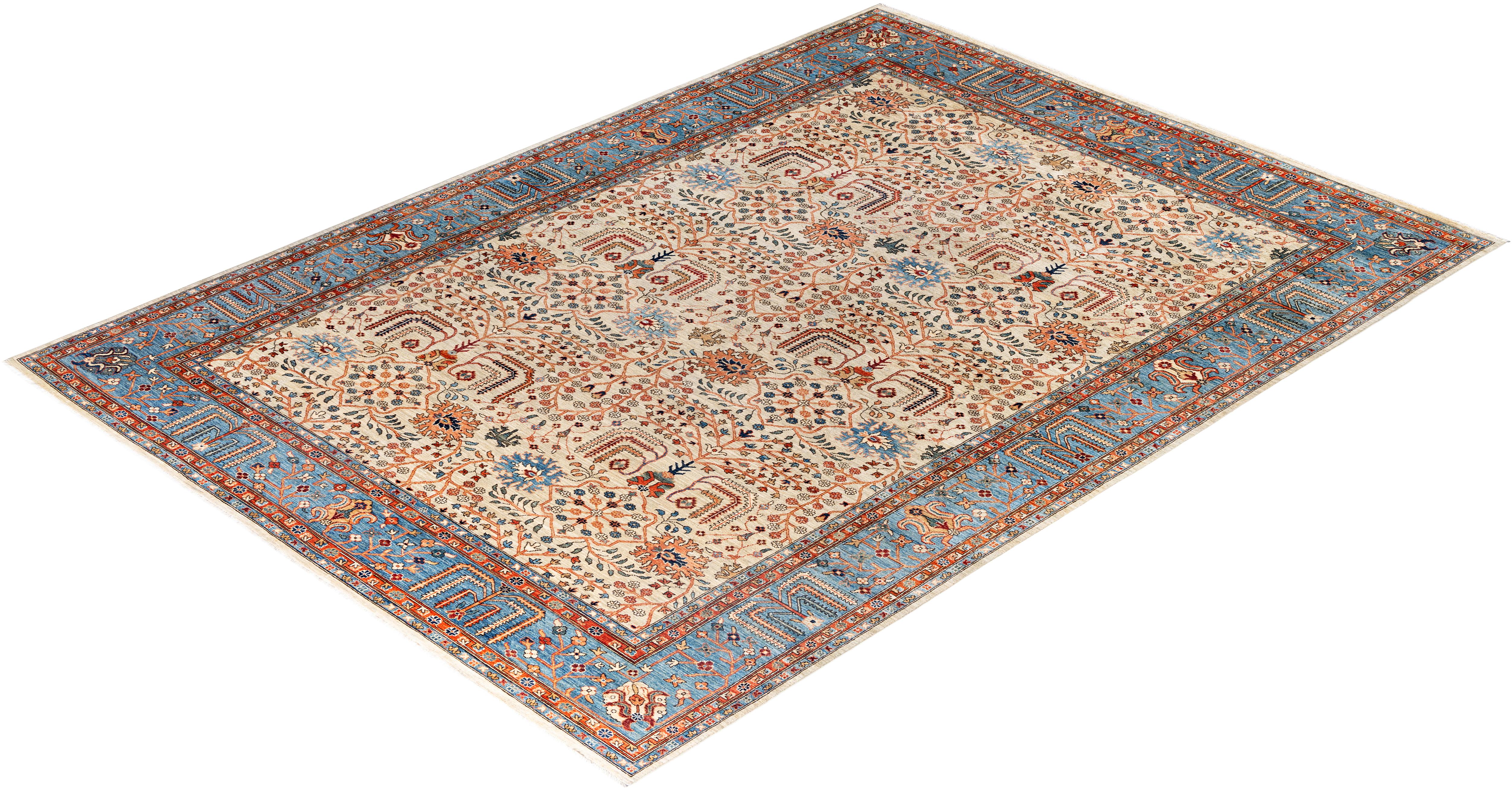 Serapi One-of-a-Kind Wool Gray Area Rug 10' 0
