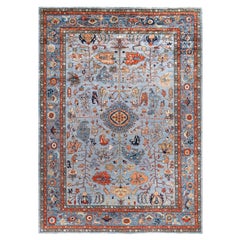 Serapi One-of-a-Kind Wool Gray Area Rug 10' 0" x 13' 8"